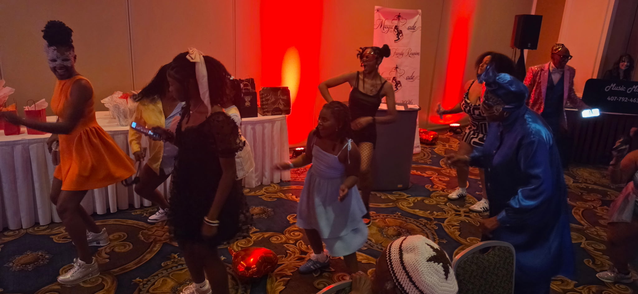 family reunion dancing Music Mania Events